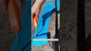 waterproof paint is easy Just open the make waterproof quotwaterproofquot quotwaterproof shortsvideo [upl. by Ahsael]