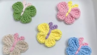 Petits papillons au crochet [upl. by Siri684]