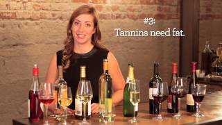 6 Basic Rules For Pairing Food With Wine Video [upl. by Attenad]