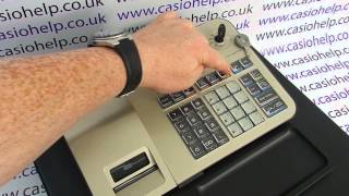 Casio SES100  PCRT285  PCRT295 Instructions How To Program A Preset PLU Price [upl. by Fenn]