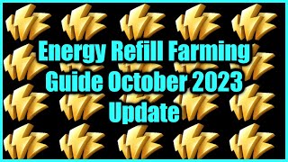 Energy Refill Farming Guide October 2023 Update  MCOC [upl. by Fernyak]