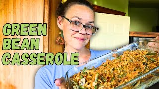 Green Bean Casserole  Thanksgiving Recipes  Hamakua Homestead [upl. by Aridan]