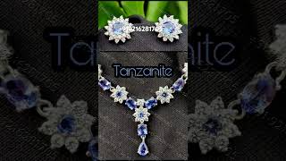 Tanzanite tanzaniteexclusive customorder jewellerycollection abundance moldavite royalty [upl. by Athey]