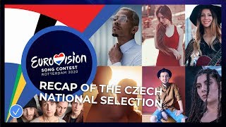 RECAP Songs of the Czech national selection 🇨🇿  Eurovision Song Contest 2020 [upl. by Chappell]