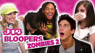 Disney Channels ZOMBIES 2 Cast Bloopers With J14 [upl. by Nonnahc]