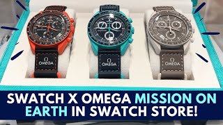 NEW Swatch x Omega Mission on Earth Thoughts LAVA POLAR LIGHTS amp DESERT [upl. by Dail]