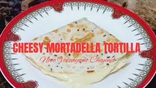 CHEESY MORTADELLA TORTILLA [upl. by Anilev]