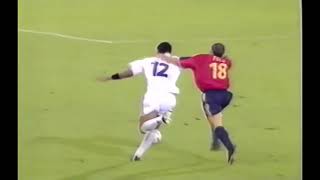 Thierry Henry vs Spain Incredible speed run [upl. by Aramad]