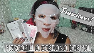 ¿FUNCIONA ║ MASCARILLA COREANA DE COLÁGENO DERMAL ║HI KALI♥ [upl. by Riesman288]