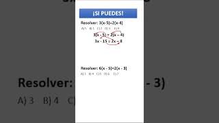 Solución Ecuación primer grado 01 parte 02 maths algebra matematicas [upl. by Tania351]