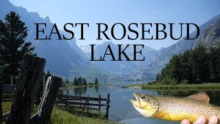 Kayak Fishing  the Phenomenally Beautiful East Rosebud Lake Fishing Montana [upl. by Zavala269]