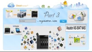 Asustor AS304T App Central Cloud Connect EZ Router DDNS Notifications File Services Part 3 [upl. by Thynne760]