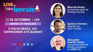 O PIB DO BRASIL VAI SURPREENDER ATÉ QUANDO │ ABRINDO OS TRABALHOS [upl. by Atena]