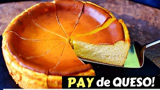 PAY de QUESO FÁCIL y con POCOS INGREDIENTESDulce Hogar Recetas [upl. by Pius251]