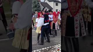 Currently in Moravia 💃🏽💂🏽‍♂️czech kroje czechfolklore czechculture polka polkadance [upl. by Skrap917]