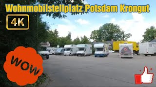 🚍Wohnmobil Stellplatz Check Der Wohnmobilstellplatz in Potsdam am Krongut👍Stellplatzvorstellung [upl. by Blondie]