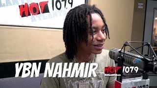 YBN Nahmir Of How He Recorded Rubbin Of The Paint On a Snow Microphone At His House [upl. by Hatch]