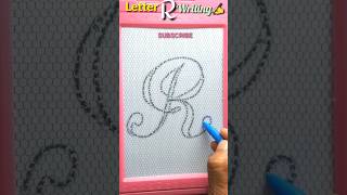 How to write capital r in cursive calligraphy shorts shortvideo fromtheislands [upl. by Georglana]