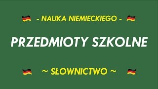 SŁOWNICTWO  PRZEDMIOTY SZKOLNE [upl. by Imer]