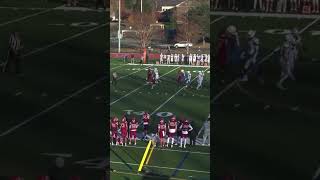 Fastest LB 3 Ending the half with a Sack football maxpreps shorts [upl. by Yelkao]