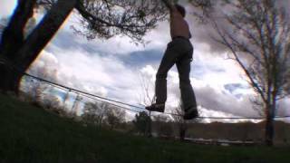 🌟 Andy Unleashes New Slackline Marvels Witness the GravityDefying Feats 🪢 [upl. by Ahsahtan]