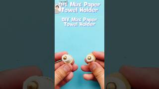 DIY Mini Paper Towel Holdersubscribe [upl. by Eednus49]