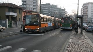 ATM  Filobus a Milano  Trolleybuses in MilanHD [upl. by Namsaj]