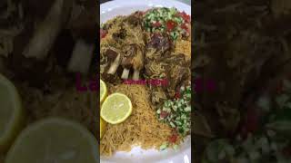 Laham kabsa rice  Dinner updatels shortviralvideo buhayofwriyadh [upl. by Aenit]