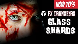 Tinsley Transfers 3D FX Transfers GLASS SHARDS Application [upl. by Finny]