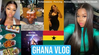 GHANA TRAVEL VLOG 6  Easter in Accra  Restaurants Partying  Nightlife 2024 [upl. by Portwin]