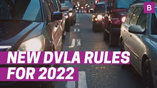 New DVLA rules and driving laws coming in 2022 [upl. by Eeluj]