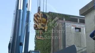 Sarens 400 ton kraan installatie [upl. by Watson]