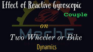 Gyroscopic effect on two wheeler [upl. by Notslah]