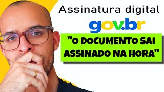 ASSINATURA DIGITAL Como assinar um documento digitalmente GOVBR ADEUS CARTÓRIO [upl. by Trofmoc]