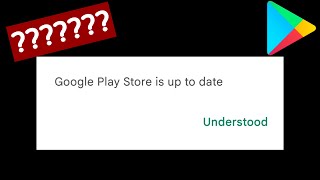 Google play store is up to date  Google play store is up to date understood [upl. by Jobie]