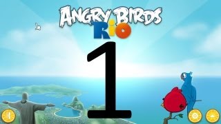 Lets Play Angry Birds Rio 01  Who is this is why is this here [upl. by Venn361]