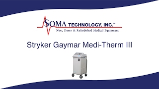 Stryker Gaymar Medi Therm III  HyperHypothermia System  Soma Tech Intl [upl. by Nostaw215]