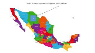 Los 32 estados de México y sus capitales👉aprende la geografía de tu país🇲🇽✈️ [upl. by Atirres]