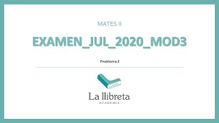 Examen Matemáticas II PCEJulio2020modelo3Problema2 ANÁLISIS DE FUNCIONES [upl. by Lorette]