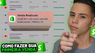 COMO FAZER A PRIMEIRA VENDA NO DROPSHIPPING ‹ Vivendo de Negócios › [upl. by Ahsitahs643]