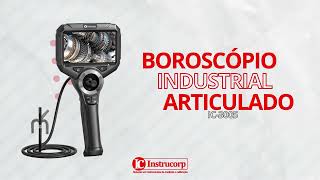 Boroscópio Industrial Articulado IC3005  INSTRUCORP [upl. by Torhert355]