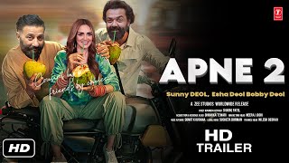 APNE 2 Official Trailer I Sunny Deol I Esha Deol I Bobby Deol I APNE 2 MOVIE 2024 I Anil Sharma [upl. by Crenshaw]