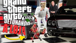 Explodindo a Loja de carros do Simeon no Gta 5 Online Momentos Engraçados [upl. by Einahpit]