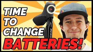 Electronic Shifter Batteries Replacement on Shimano 105 12 speed Di2 levers [upl. by Yngiram32]