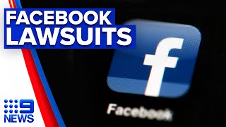 Facebook sued by multiple states  9 News Australia [upl. by Tsiuqram947]