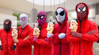 PRO 5 SPIDERMAN team  They Become BadGuys And Defeat JOKER   Action Funny Real Life [upl. by Aniri]