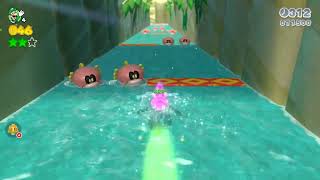 Super Mario 3D World Wold 14 Plessies Plunging Falls [upl. by Cyrie]