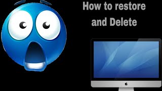 How to delete And restore anything in pc FULL GUIDE [upl. by Ecirbaf]