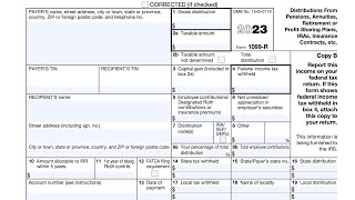 IRS Form 1099R walkthrough Distributions from Pensions Retirement Accounts Annuities etc [upl. by Almeida868]