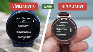 Garmin Lily 2 Active VS Garmin Vivoactive 5  Which Is Better [upl. by Umeko]